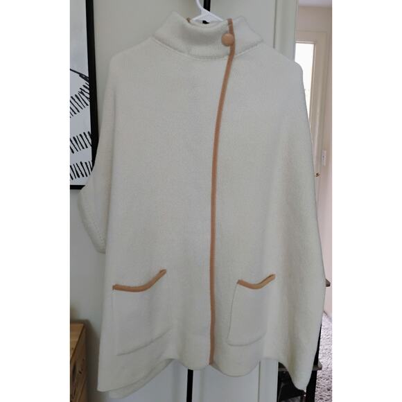 NWT Lauren Conrad Knit Riding Cape. One Size. Sweater. Poncho. Fall Sweater. - Picture 8 of 13